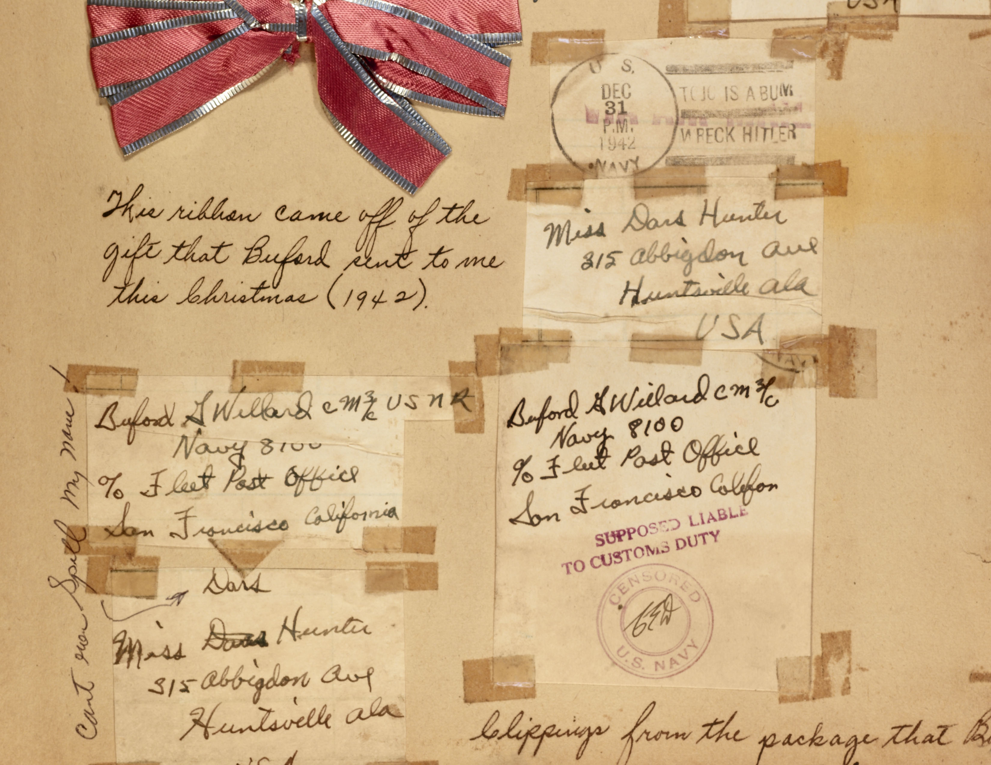 1942 WWII scrapbook | Huntsville, Alabama