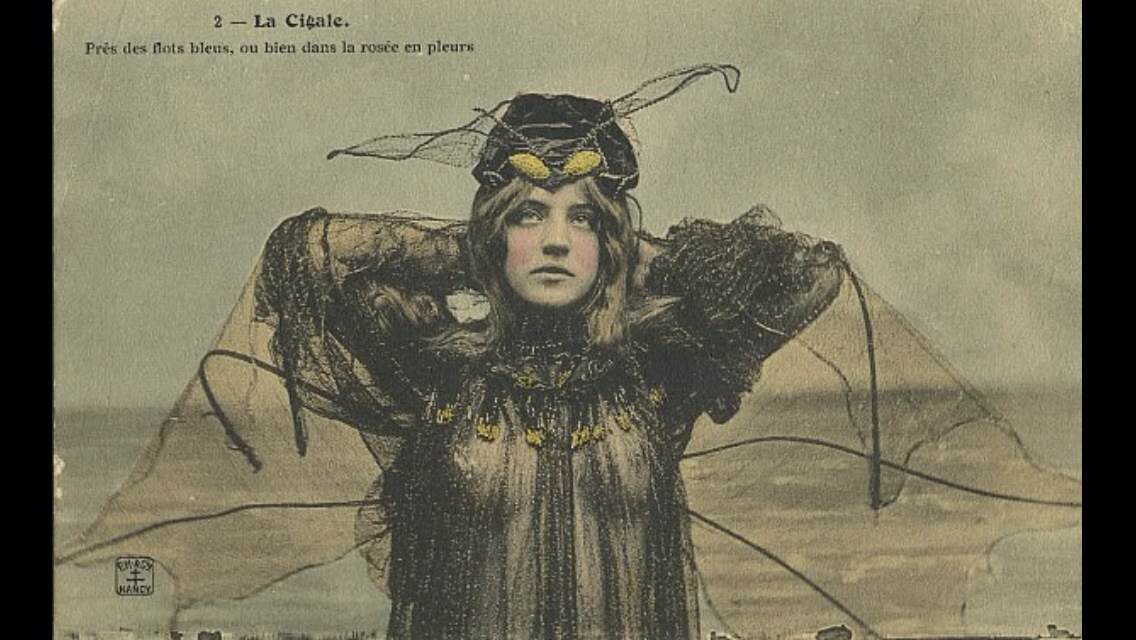 La Cigale — vintage postcard