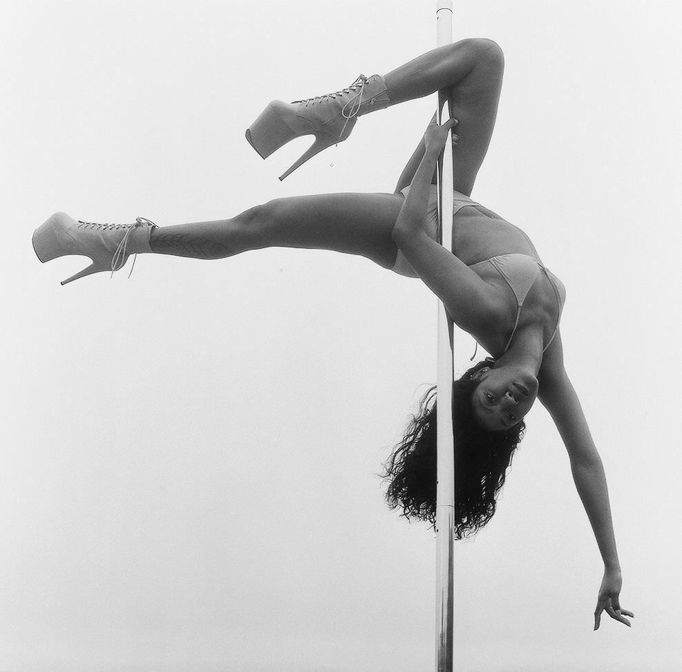 Pole dancer — silver gelatin — C.A. Greenlee
